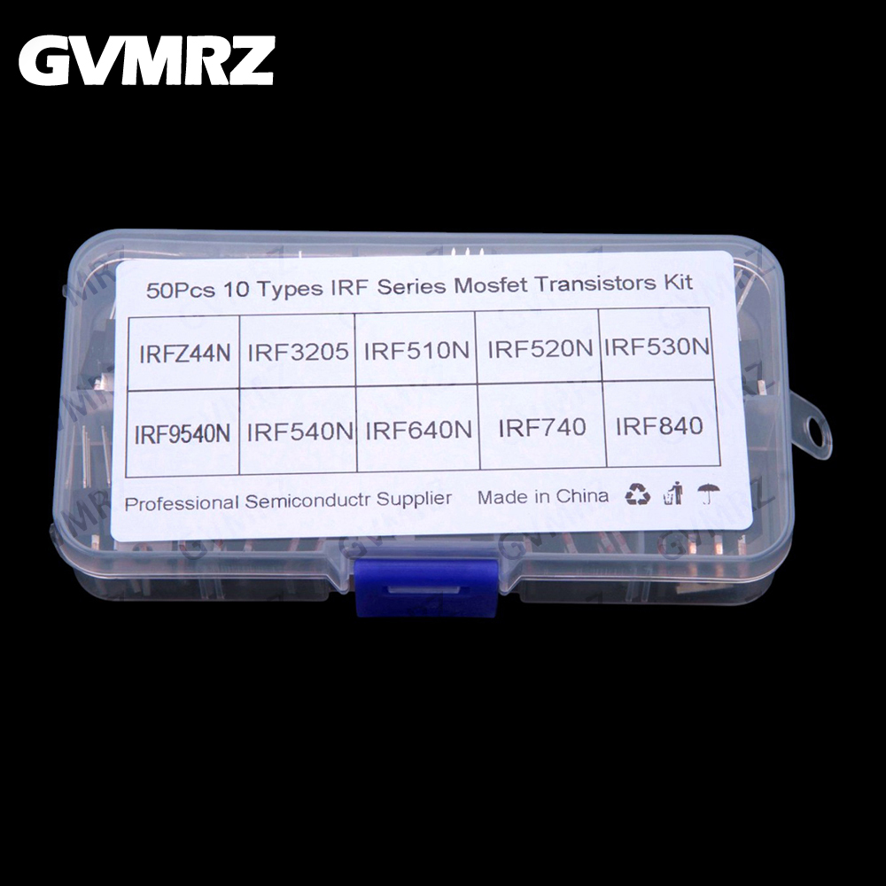 Mosfet Transistor Set - 10 คุณค่า ​ ​ 50 ชิ้น
