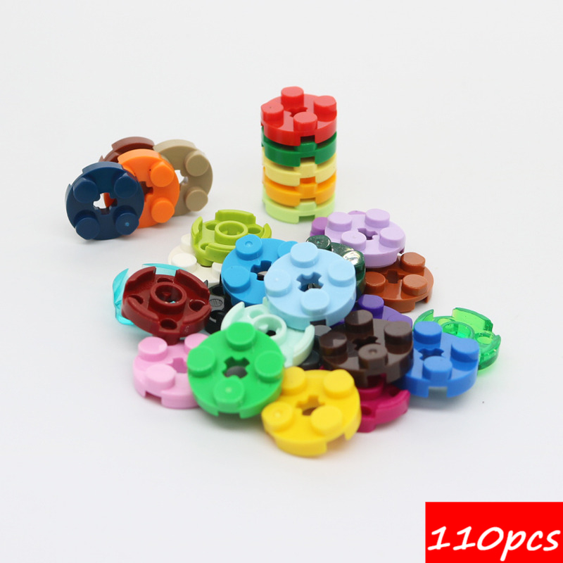 Diy Electronics Gift Ideas - 110PCS MOC 4032 รอบ 2x2 เพลาอาคารบล็อกชุดแผ่นอิฐอนุภาคปริศนาไอเดีย