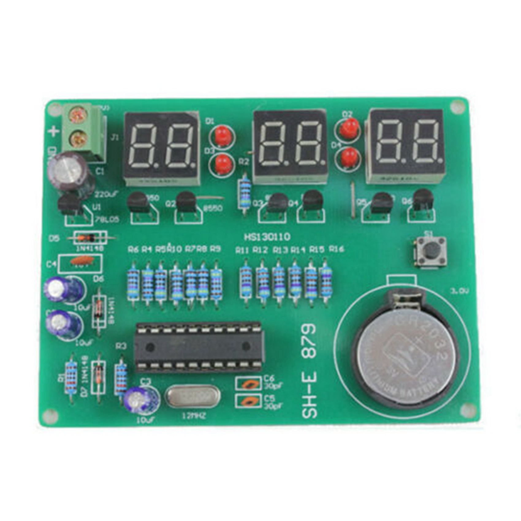 Diy Electronics Flux - 【PUBLICITY】3 ชุด AT89C2051 6 จอแสดงผล LED