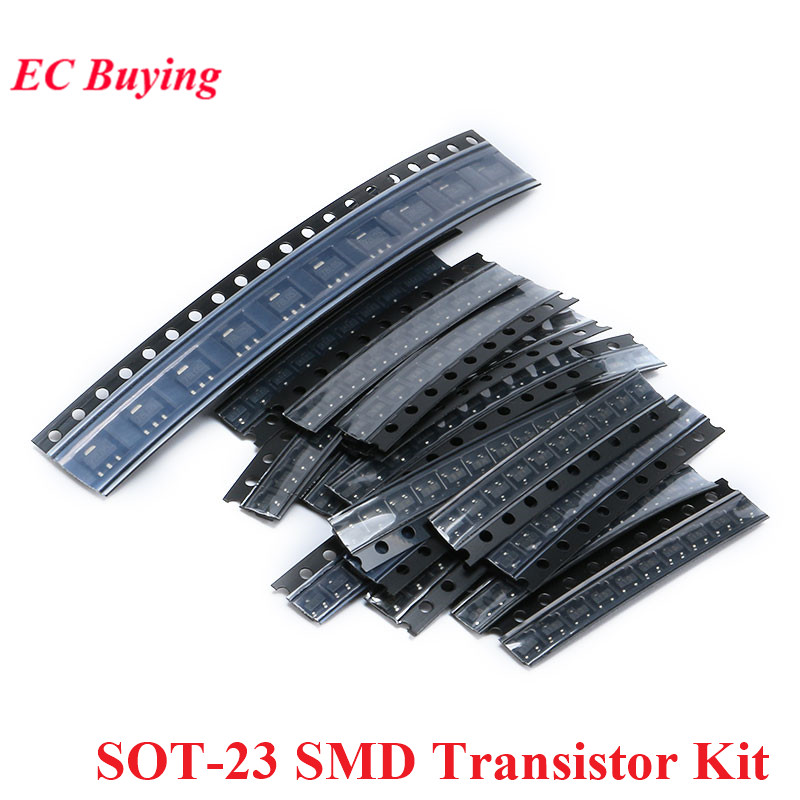Mosfet Transistor Set - 5 ชุด/1 ชุด SOT-23 SMD ชุดทรานซิสเตอร์สำหรับ