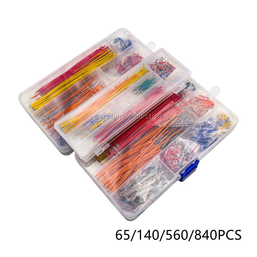 Breadboard Jumper Wire - 65/140/560/840 ชิ้น/กล่อง Solderless Breadboard สายจัมเปอร์ U