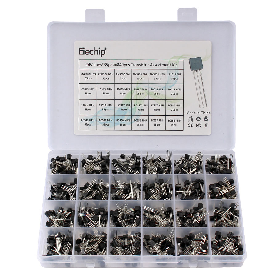 Mosfet Transistor Set - 200-900PCS TO-92 ทรานซิสเตอร์ชุดกล่อง BC547 BC327 BC337