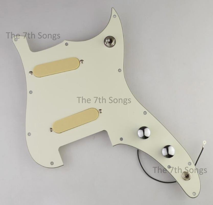 Diy Electric Guitar Electronics - อัลนิโก 3/อัลนิโก 5 ดูโอ-โซนิค ชุดสายไฟกีตาร์ไฟฟ้าแบบพรีไวร์ 50's