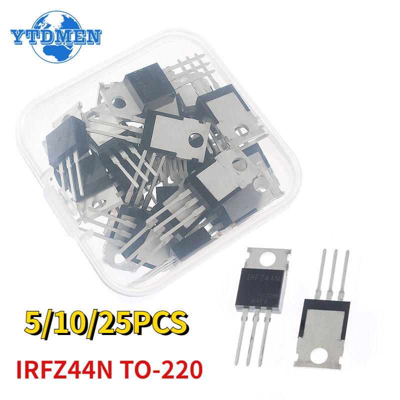 Mosfet Transistor Set - 5-25 ชิ้น IRFZ44N TO220 IRFZ44NPBF TO-220