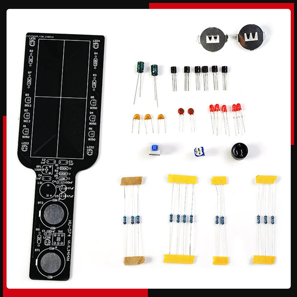 Diy Electronics Location - DIY เครื่องตรวจจับโลหะอิเล็กทรอนิกส์ DIY ชุดโลหะ Locator ชิ้นส่วนหลวมชุดแผงวงจรทําชุดฝึกซ้อมบัดกรี