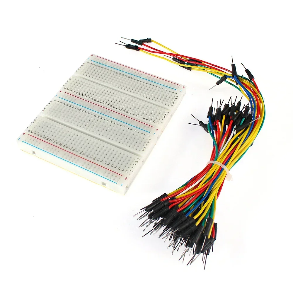 Breadboard Jumper Wire - 400/750/830Tie DIY PCB Breadboard ชุดจัมเปอร์ 65/140pcs