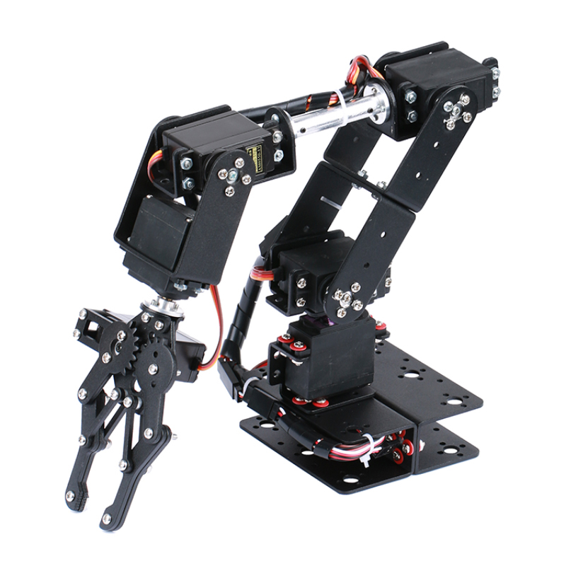 Diy Kit Elektronik - ไอน้ํา DIY 6 DOF หุ่นยนต์โลหะ Mechanical