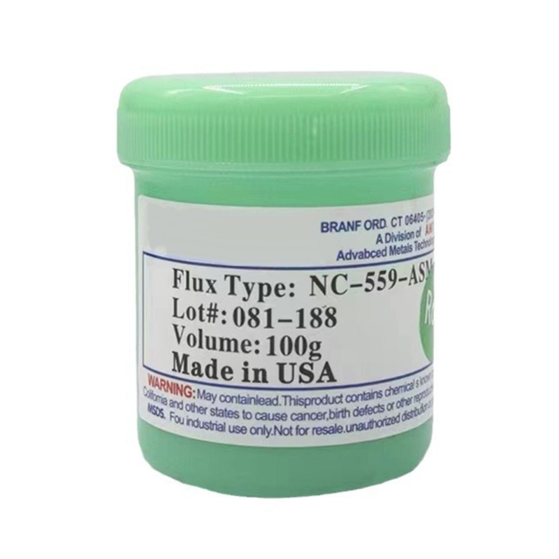 Diy Electronics Flux - ผลิตภัณฑ์อิเล็กทรอนิกส์ที่เป็นมิตรต่อสิ่งแวดล้อม ฟลักซ์บัดกรี เชื่อม Rosin Cream KXRE