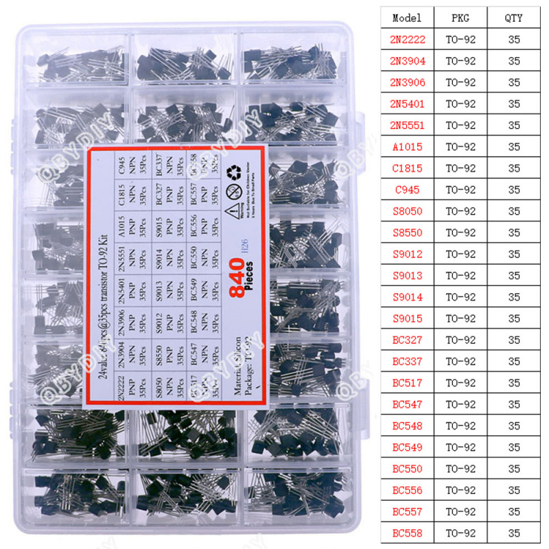 Mosfet Transistor Set - 840 ชิ้น 24 ค่า TO -