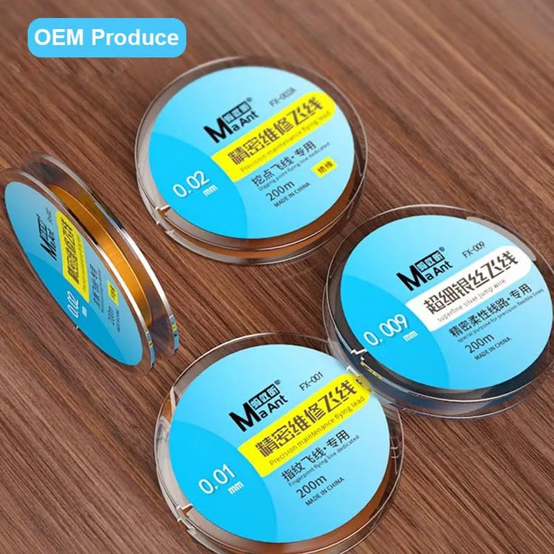 Breadboard Jumper Wire - MaAnt Superfine Silver Jump Wire สําหรับโทรศัพท์มือถือซ่อมเมนบอร์ด
