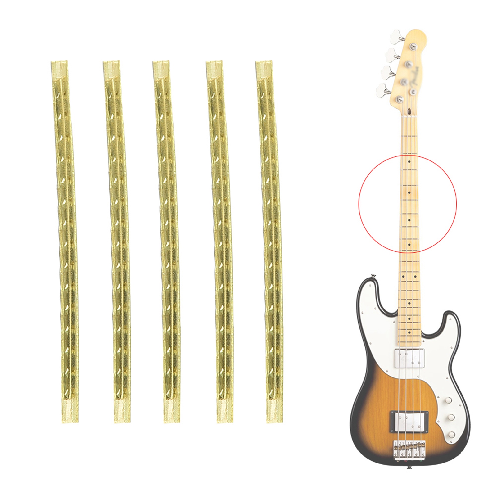 Diy Electric Guitar Electronics - ลวดเฟรต ลวดเฟรต 2.7 มม. ลวดเฟรตกีตาร์ /