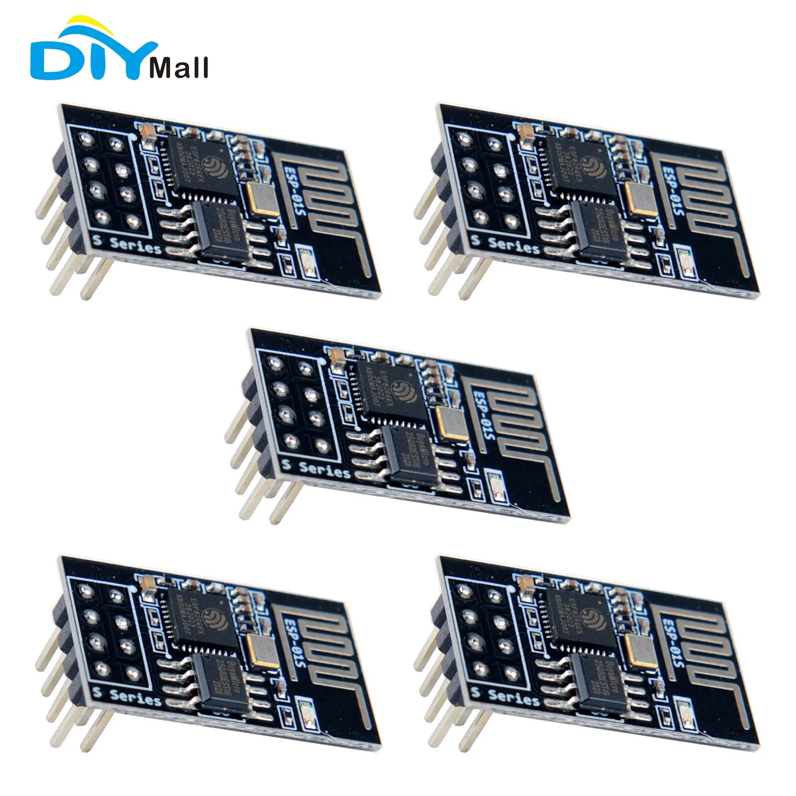 Diy Kit Elektronik - ESP-01S ESP8266 โมดูลไวไฟ 4MB แฟลช 3.3V