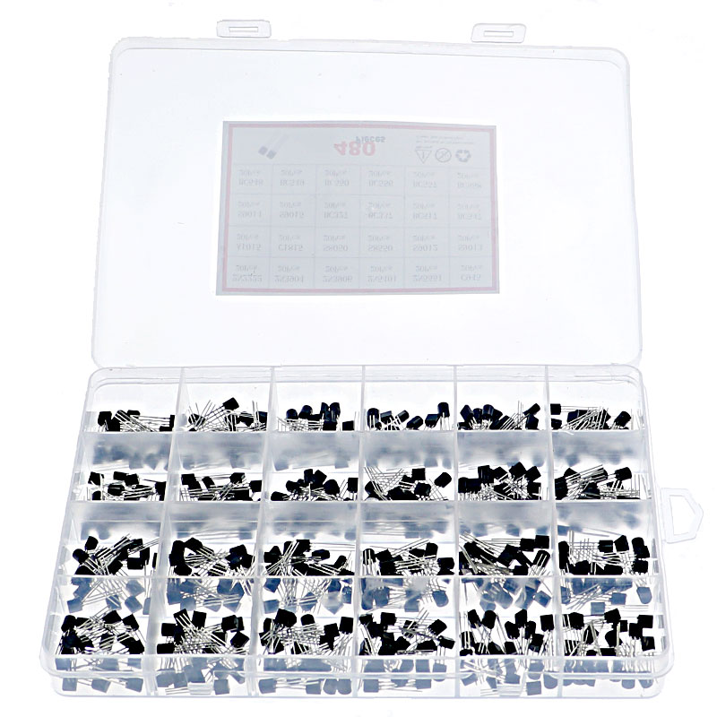 480ชิ้น/กล่อง24ประเภท Silicon  - Mosfet Transistor Set บทวิจารณ์และราคา