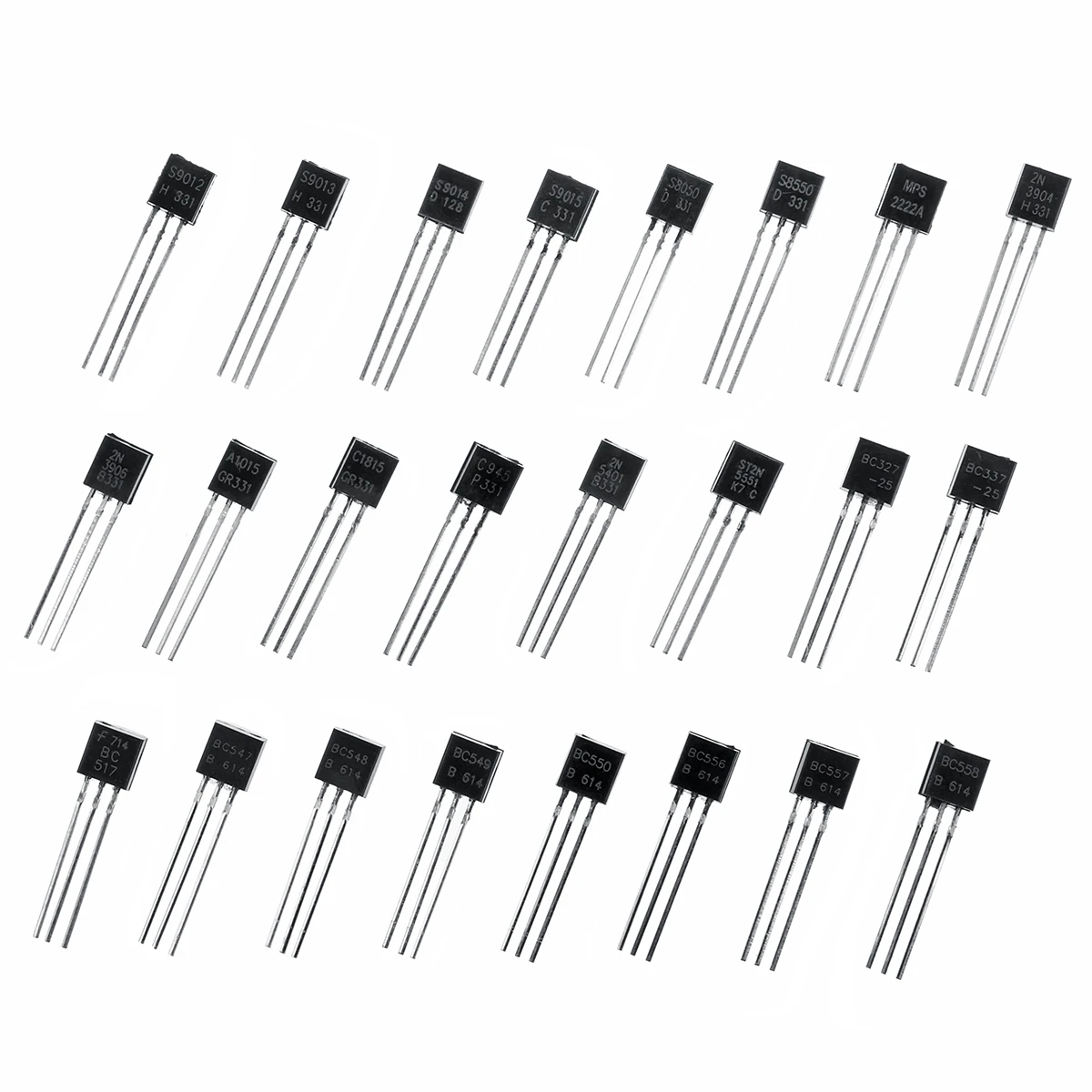 480ชิ้น/กล่อง24ประเภท Silicon  - Mosfet Transistor Set บทวิจารณ์และราคา
