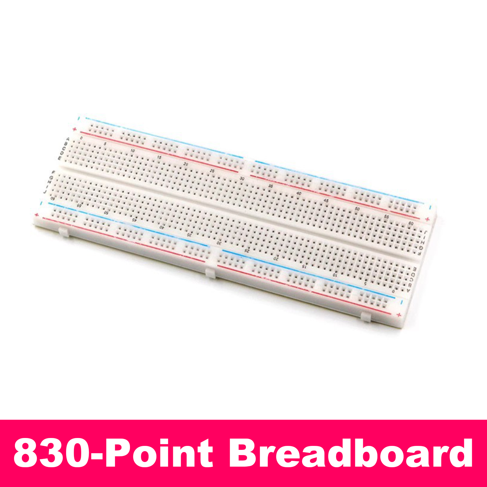บอร์ดทดลอง MB-102 830 จุด พร้อ - Breadboard Jumper Wire บทวิจารณ์และราคา