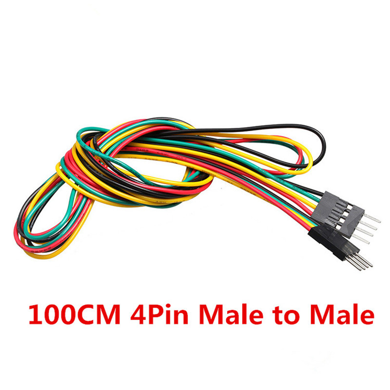 10 ชิ้น/ล็อต 4pin 100 ซม.M-M / - Breadboard Jumper Wire บทวิจารณ์และราคา