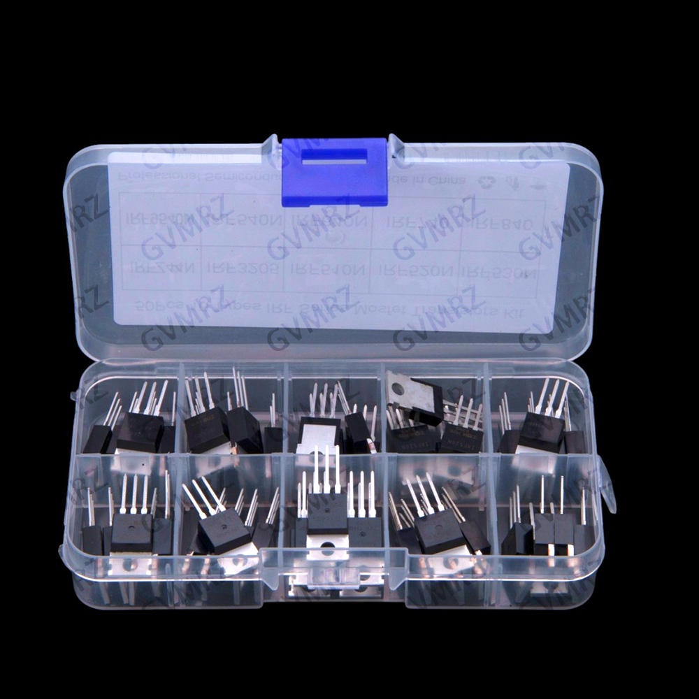 10 ค่าที่กำหนดไว้ใน TO-220 ​ ​ - Mosfet Transistor Set บทวิจารณ์และราคา