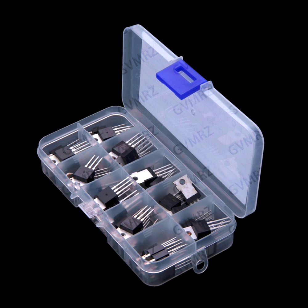 10 ค่าที่กำหนดไว้ใน TO-220 ​ ​ - Mosfet Transistor Set บทวิจารณ์และราคา
