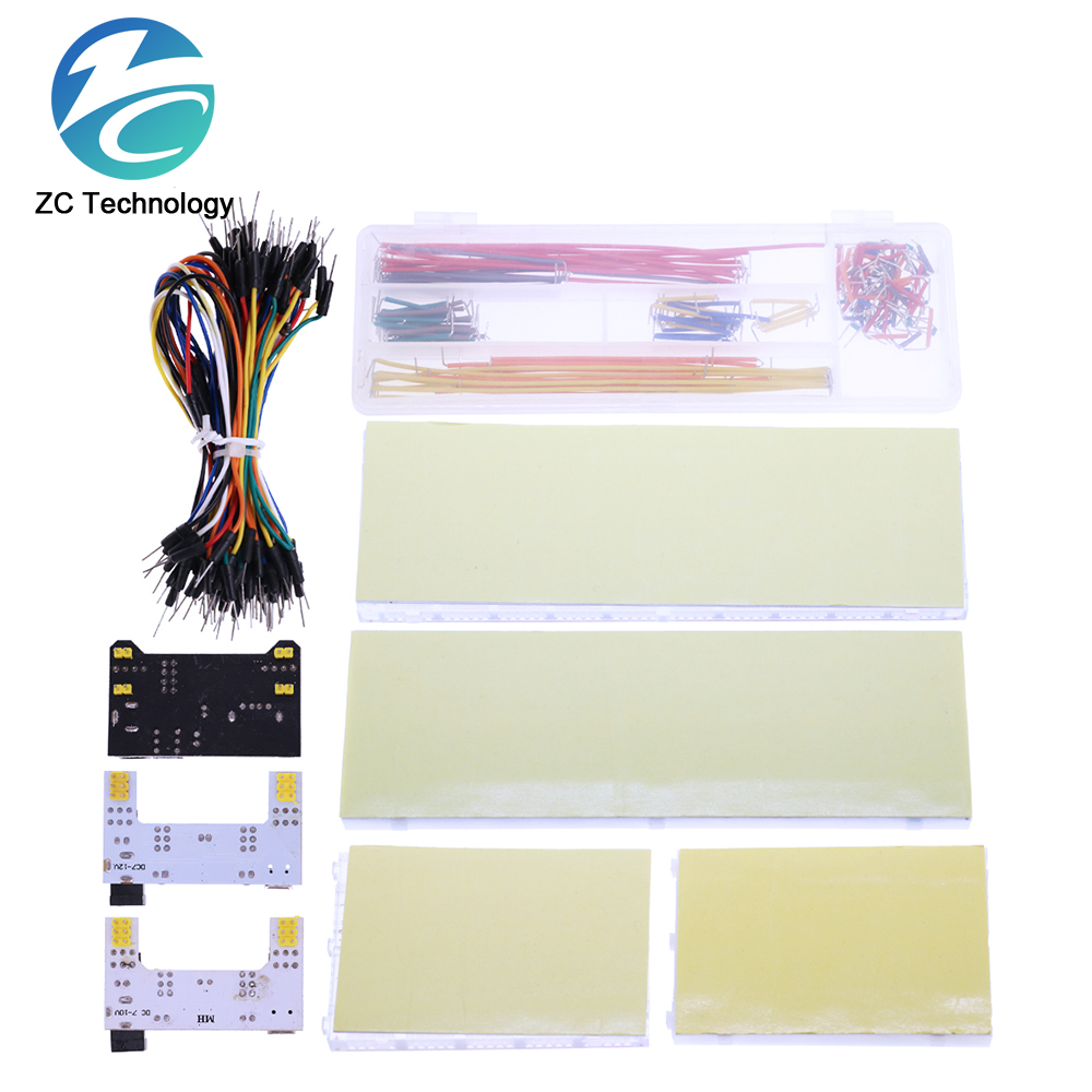 แผงโมดูลแผงวงจรขนมปัง MB102 3. - Breadboard Jumper Wire บทวิจารณ์และราคา