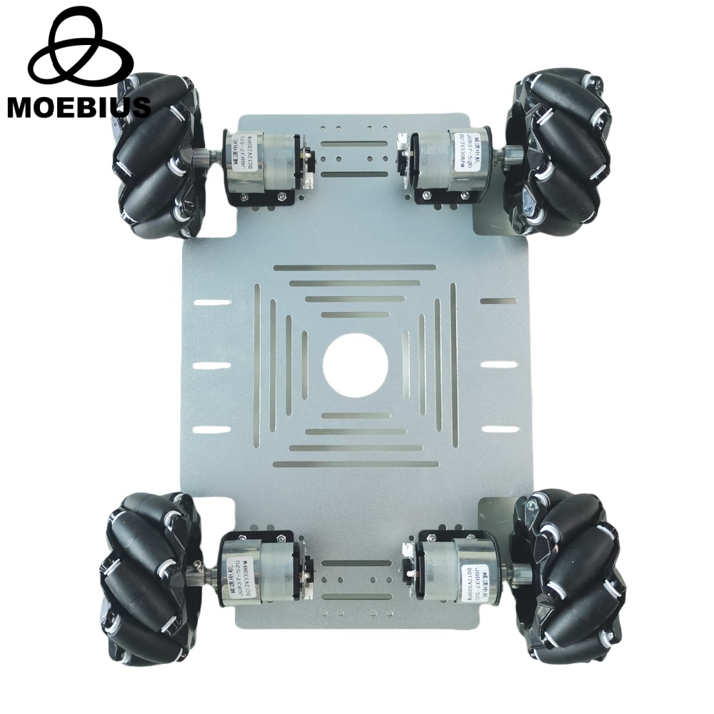 25 กก.โหลด 4WD Mecanum ล้อหุ่น - Diy Kit Elektronik บทวิจารณ์และราคา