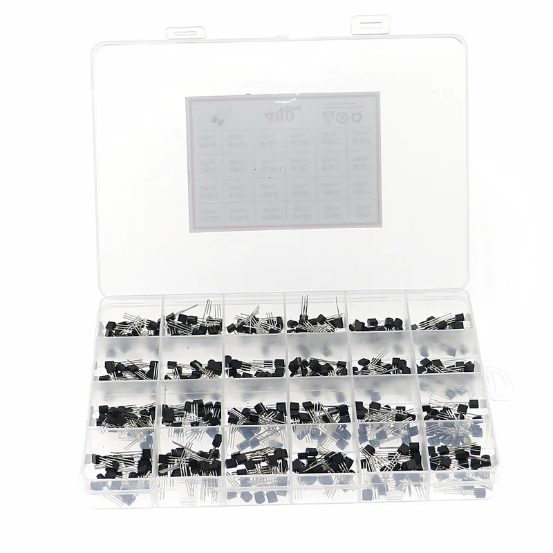 480 ชิ้น 24 ประเภท NPN PNP ทรา - Mosfet Transistor Set บทวิจารณ์และราคา