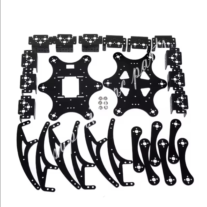 18 DOF อลูมิเนียม Hexapod Spid - Diy Kit Elektronik บทวิจารณ์และราคา