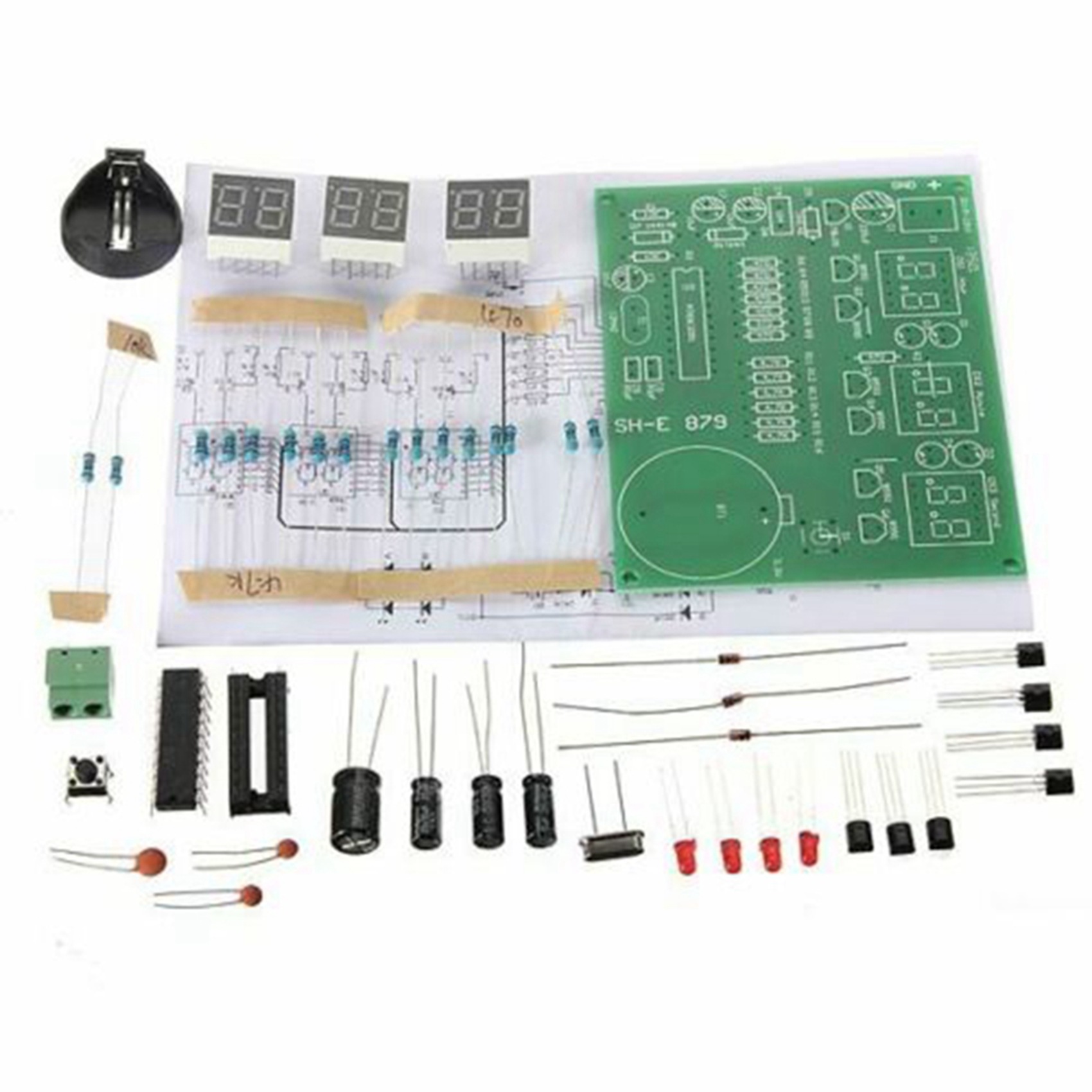 【PUBLICITY】3 ชุด AT89C2051 6 จ - Diy Electronics Flux บทวิจารณ์และราคา