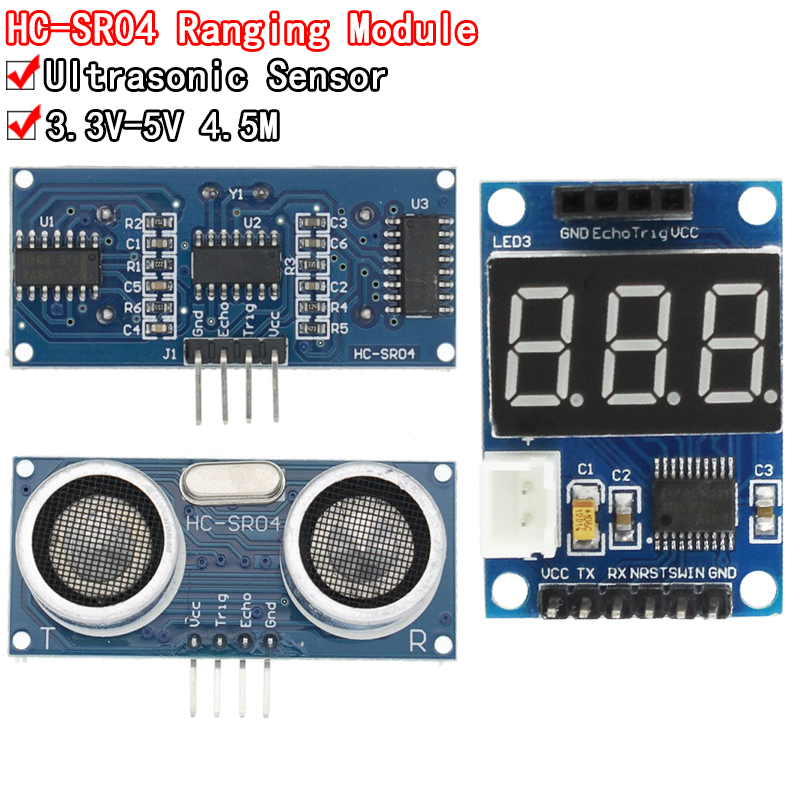 Ultrasonic Sensor HC-SR04 HCSR - Ultrasonic Sensor Hc บทวิจารณ์และราคา