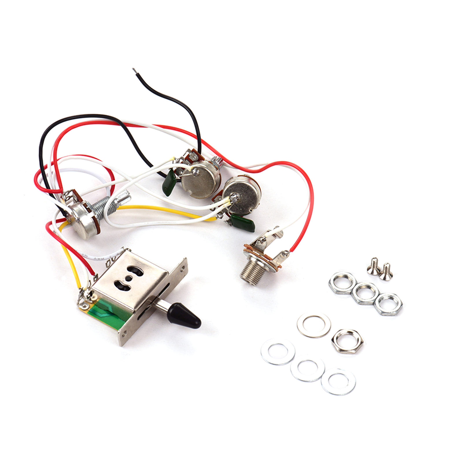 ชุดสายไฟกีตาร์ไฟฟ้าเปลี่ยน 1 ป - Diy Electric Guitar Electronics บทวิจารณ์และราคา