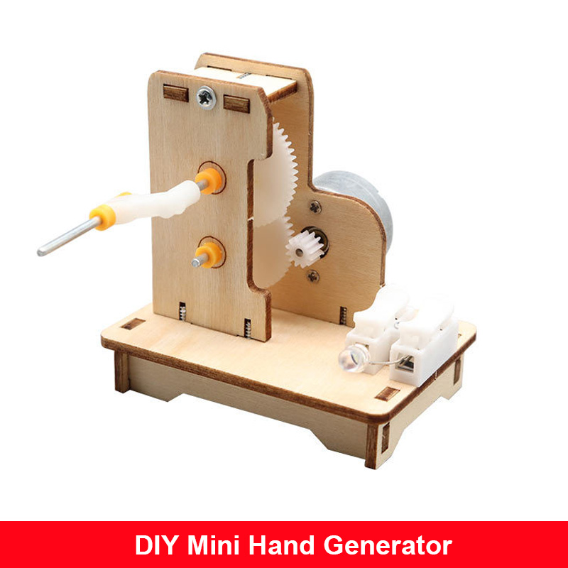 DIY Mini Hand Generator DIY กา - Diy Kit Elektronik บทวิจารณ์และราคา