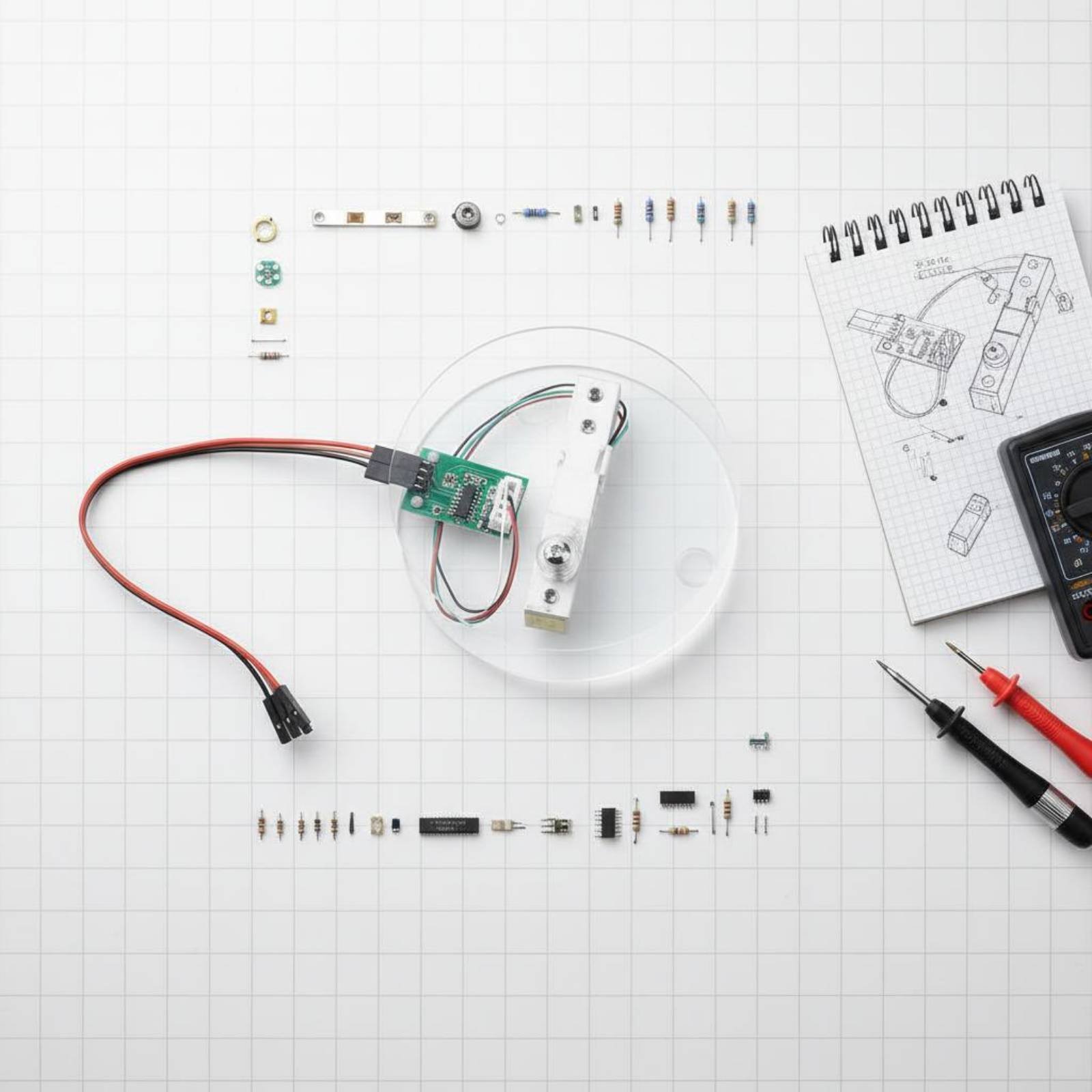 ชุดอุปกรณ์วัดน้ำหนัก HX711 ควา - Diy Electronics Guide บทวิจารณ์และราคา
