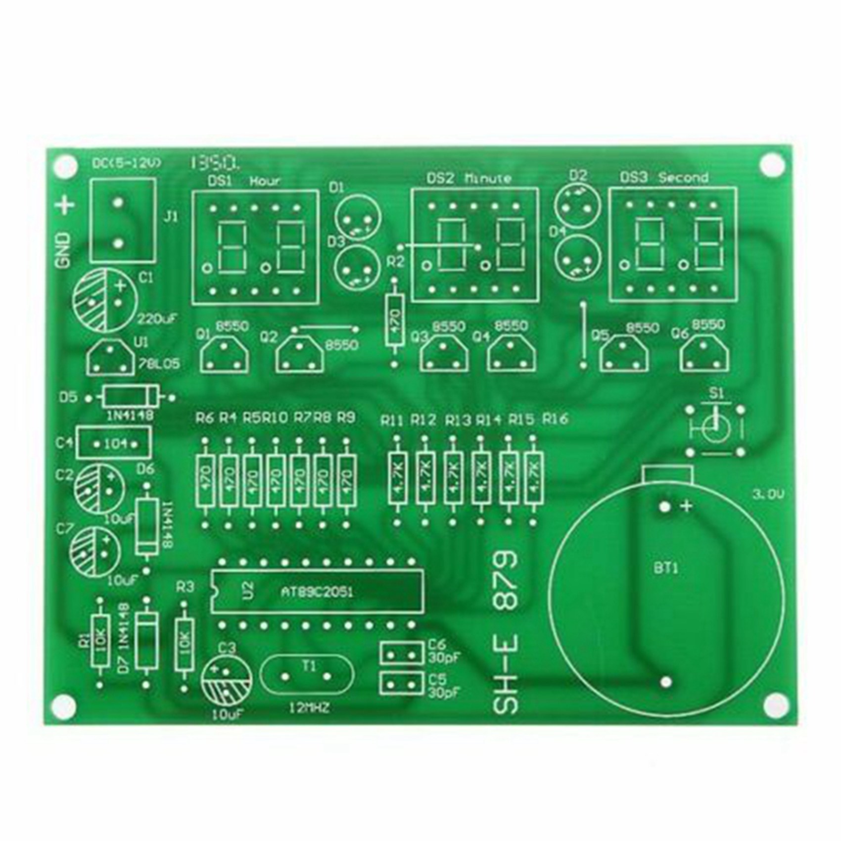 T31C-3 ชุด AT89C2051 6 จอแสดงผ - Diy Electronics Flux บทวิจารณ์และราคา