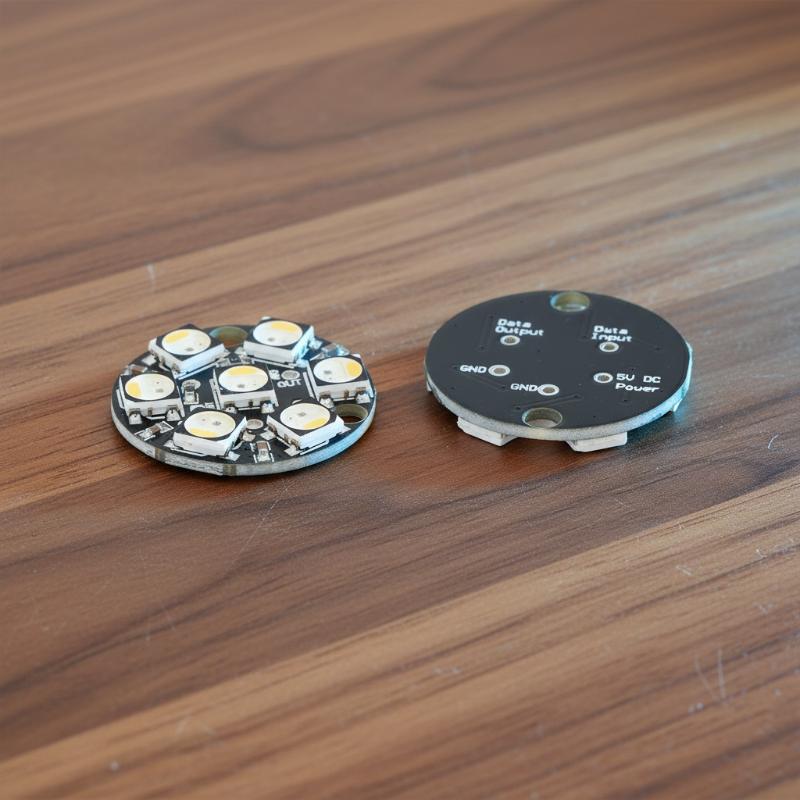 WS2812 7Bit แผงวงจร LED แบบวงก - Useful Diy Electronics Projects บทวิจารณ์และราคา