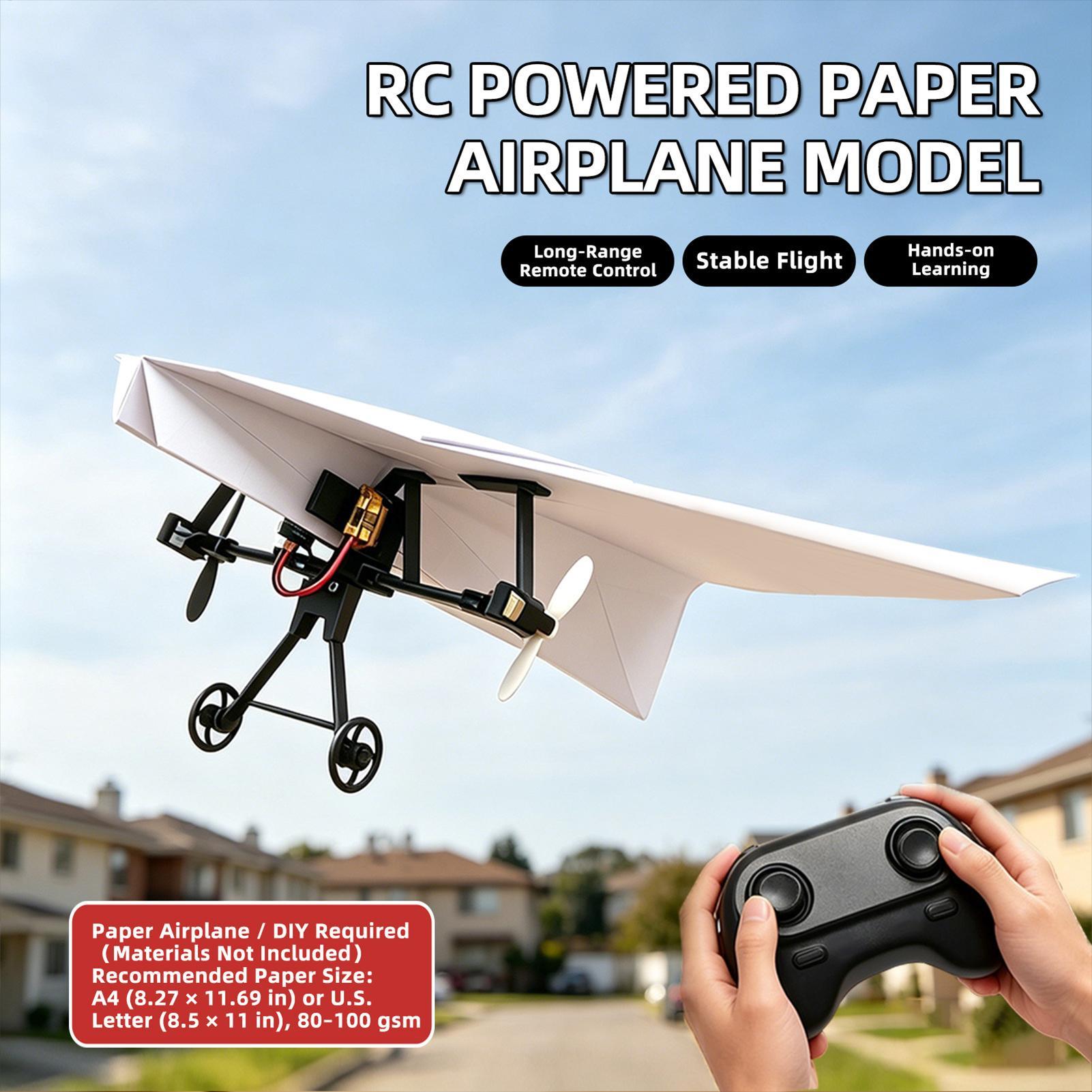 ชุดเครื่องบินกระดาษ DIY RC พร้ - Diy Kit Elektronik บทวิจารณ์และราคา