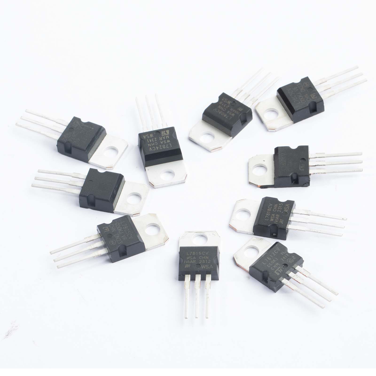 50ชิ้นชุดควบคุมแรงดันไฟฟ้า10ค่ - Mosfet Transistor Set บทวิจารณ์และราคา