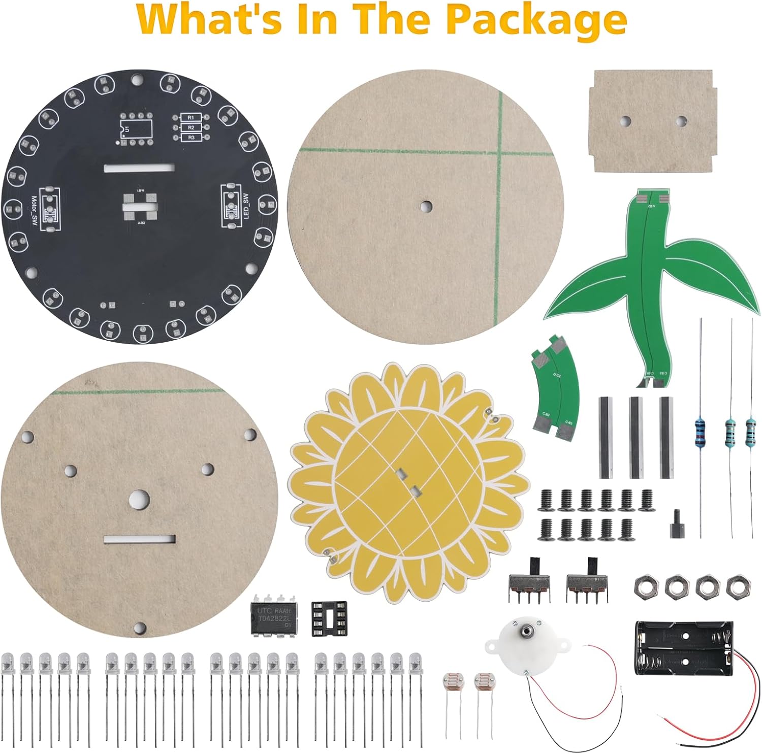 ชุดบัดกรีดอกทานตะวันไล่แสง DIY - Diy Electronics Gift Ideas บทวิจารณ์และราคา