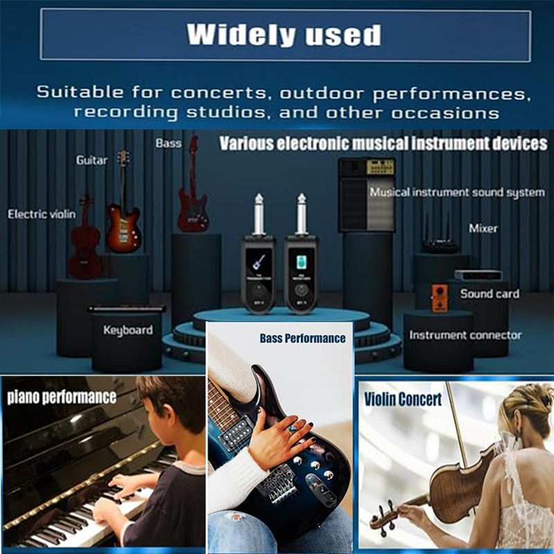 K-007 เครื่องส่งและรับสัญญาณไร - Diy Electric Guitar Electronics บทวิจารณ์และราคา