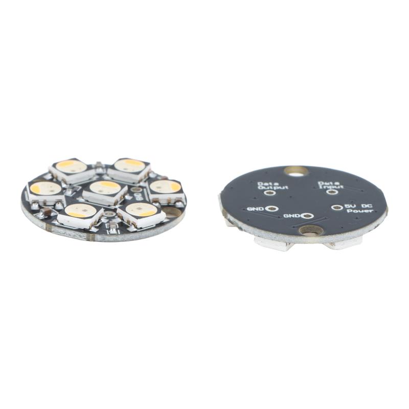 WS2812 7Bit แผงวงจร LED แบบกลม - Useful Diy Electronics Projects บทวิจารณ์และราคา