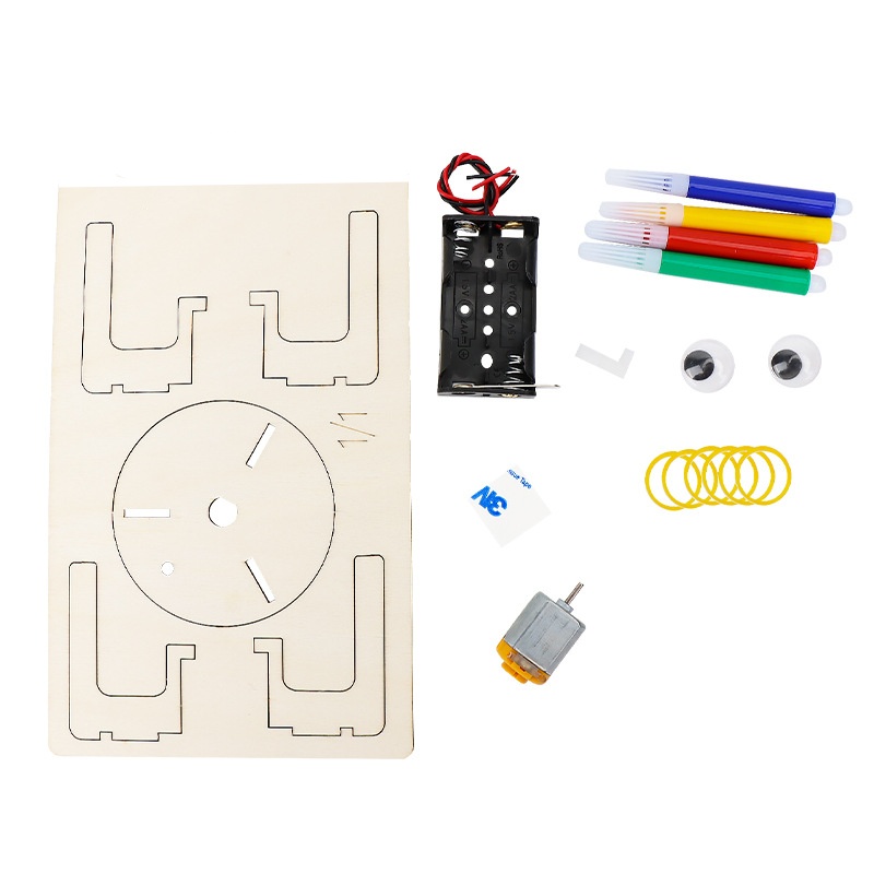 ชุดประกอบหุ่นยนต์กราฟฟิตี้สั่น - Diy Kit Elektronik บทวิจารณ์และราคา