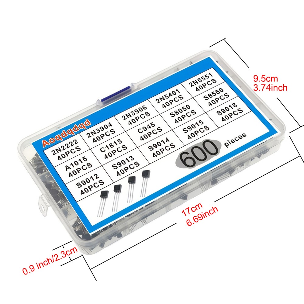 ชุดทรานซิสเตอร์ 600 ชิ้น A1015 - Mosfet Transistor Set บทวิจารณ์และราคา