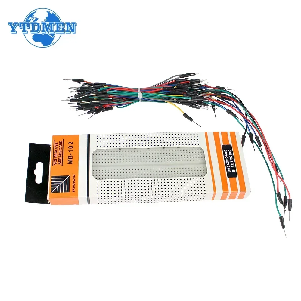 MB-102 Breadboard 400 830 คะแน - Breadboard Jumper Wire บทวิจารณ์และราคา