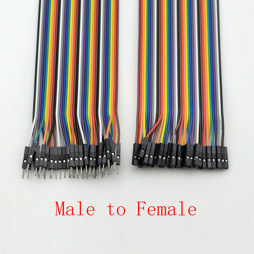 สายจัมเปอร์สำหรับบอร์ดทดลอง 40 - Breadboard Jumper Wire บทวิจารณ์และราคา