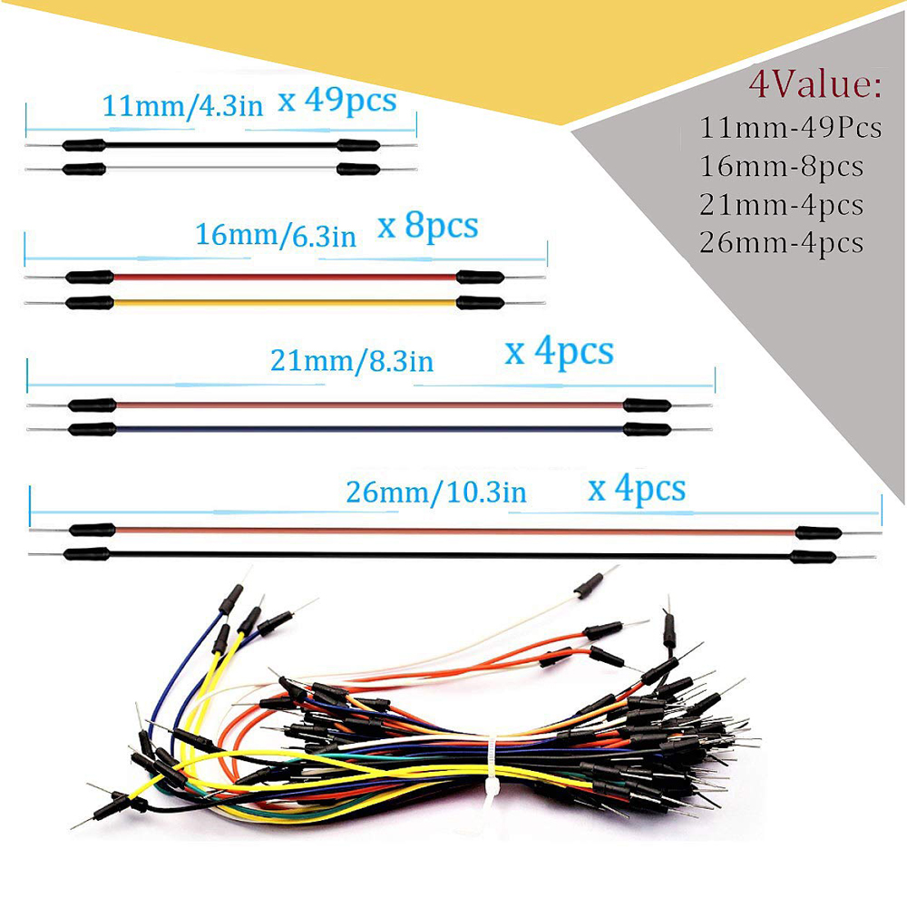 ชุดสายจัมเปอร์ Breadboard พร้อ - Breadboard Jumper Wire บทวิจารณ์และราคา